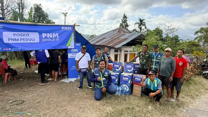 PNM Peduli aktif bergerak menyalurkan bantuan ke sejumlah titik pengungsian.