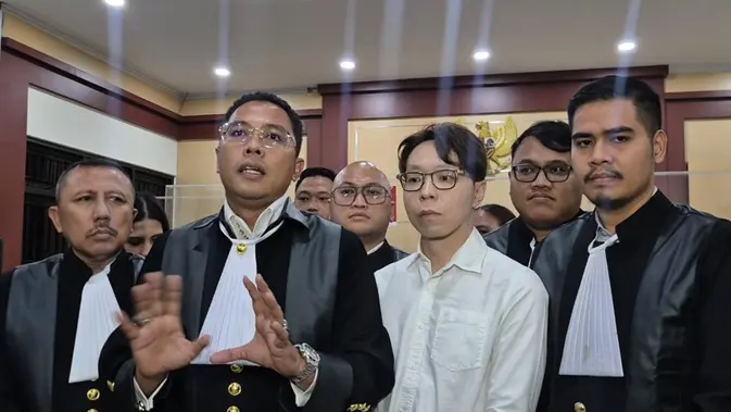 Richard Lee di persidangan. (M Altaf Jauhar/ Liputan6.com)