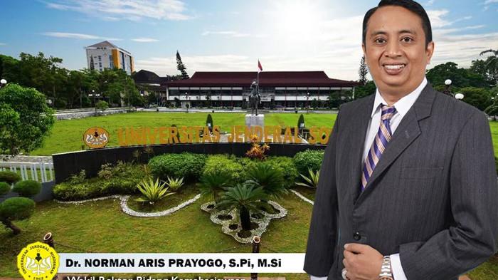 Profil dan Kekayaan Wakil Rektor III Unsoed Prof Norman Arie Prayogo