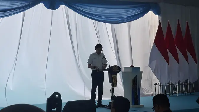 Groundbreaking Hunian Manggarai di lahan milik KAI. (Liputan6.com/Rifqi Alief A)