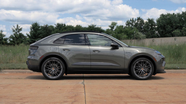 2026 Porsche Macan 4S Electric in profile