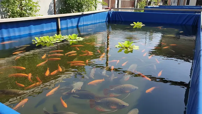 Ilustrasi Ikan Gurame dan Tembakang/Foto: AI Generated