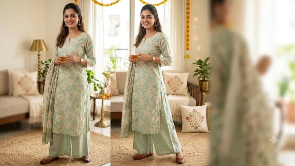 Kurta-palazzo will be a comfortable option Kurta-palazzo will be a comfortable option