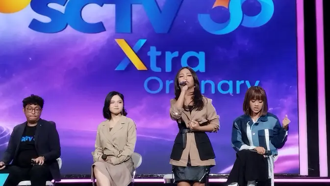 Konferensi pers Perayaan HUT ke-36 SCTV. (M Altaf Jauhar/ Liputan6.com)