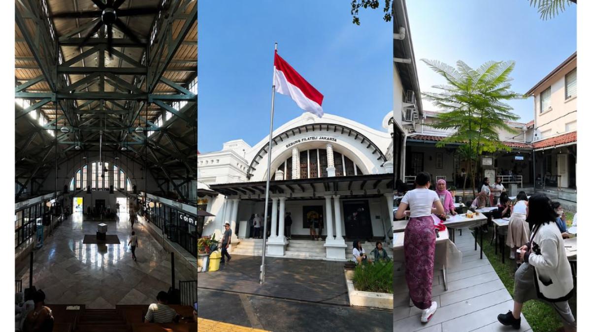 POS BLOC - main ke Jakarta makin seru di Pos Bloc. nongkrong santai di ruang kreatif estetik dalam gedung cagar budaya dengan suasana unik dan kekinian.