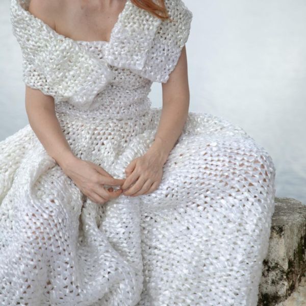 Kalki Koechlin’s Handwoven Polythene Dress Makes Plastic Fashion Look Extraordinary 1