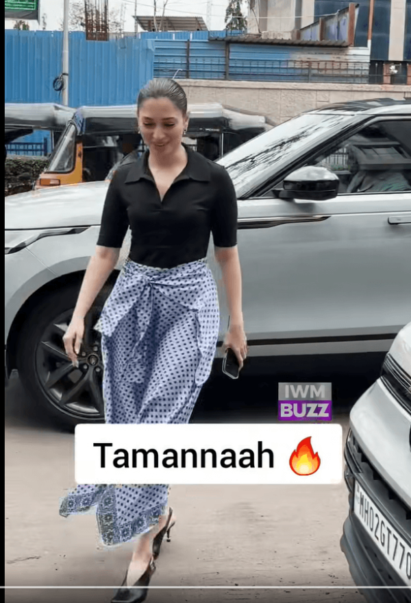 Tamannaah Bhatia’s Parisian Glam in Polka Dots and Fine Jewelry 1