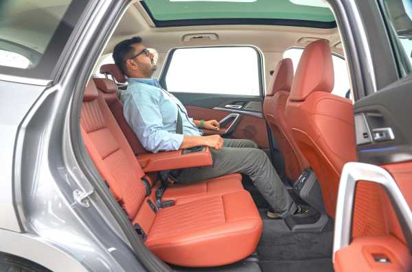 BMW X1 LWB rear seats