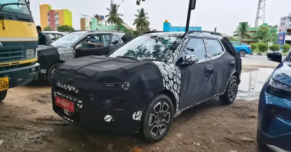 hyundai bayon spied in india