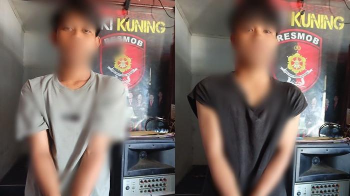 DITANGKAP - Dua pelaku pencurian kotak amal disalah satu rumah makan di Kotamobagu, akhirnya ditangkap tim Unit Reaksi Cepat (URC) Polres Kotamobagu, Sabtu 22 Agustus 2026. Kedua pelaku diketahui berinisial AI (18) dan ALL (18). 