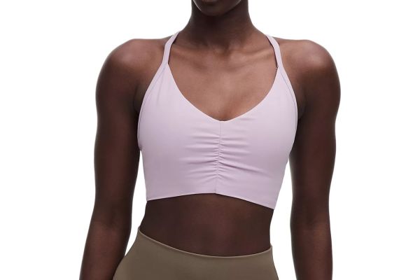 lululemon Flow And Ruched Bra Light Support Credit: lululemon
