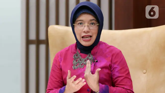 Kepala BPS Amalia Adininggar Widyasanti. (Liputan6.com/Herman Zakharia)