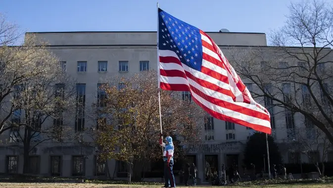 Ilustrasi bendera Amerika Serikat (AFP Photo) Ilustrasi bendera Amerika Serikat (AFP Photo)