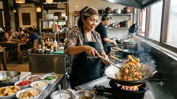 Ilustrasi Tahu Cabe Garam ala Restoran/AI Generated