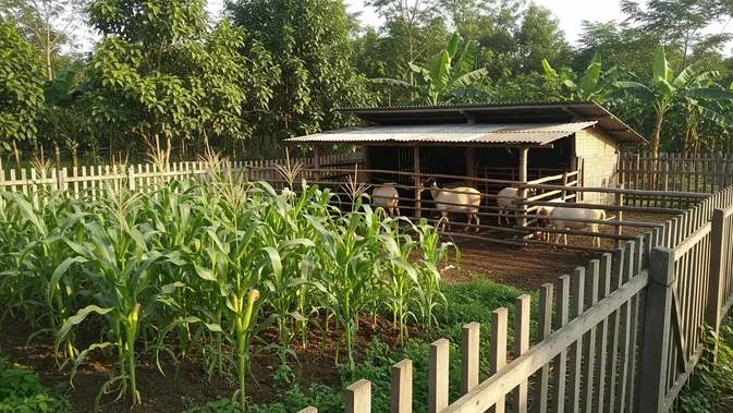Cara Merawat Jagung Manis agar Tongkol Besar dan Manis (AI Generated)