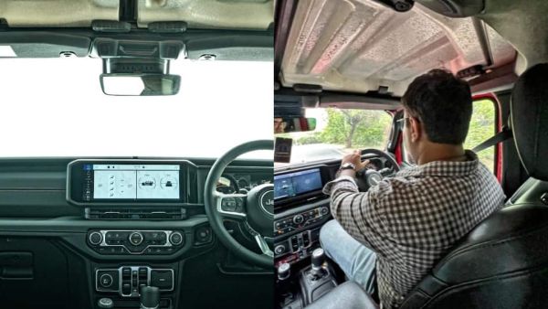 Inside the Jeep Wrangler Rubicon, the cabin blends rugged character with modern features and tech.