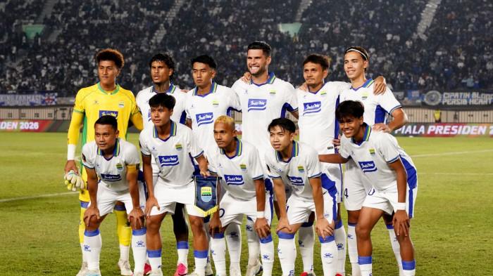 STARTING XI - Starting XI Persib Bandung saat melawan DPMM FC dalam laga kedua Piala Presiden 2026 di Stadion Si Jalak Harupat, Kabupaten Bandung, Jawa Barat pada Selasa (28/7/2026) malam. Persib Bandung menang 1-0.