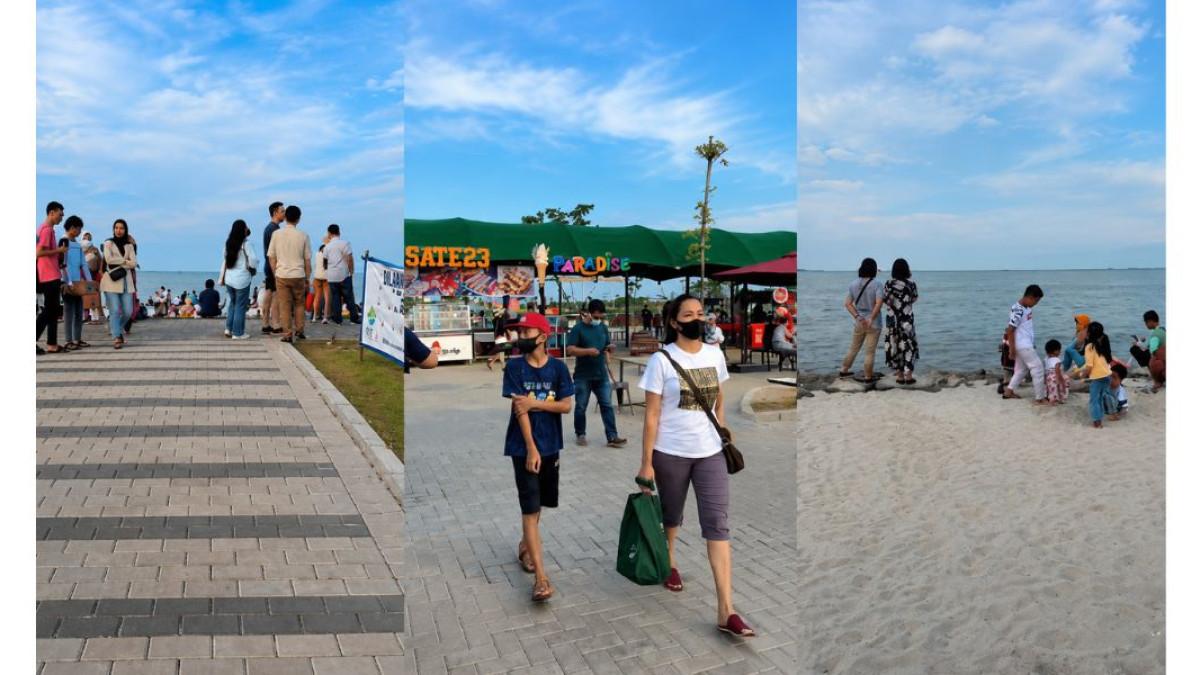 PANTAI PASIR PUTIH PIK 2 - main ke Jakarta makin seru di Pantai Pasir Putih PIK 2. santai sore sambil menikmati sunset dan kulineran di tepi laut dengan suasana yang asyik.