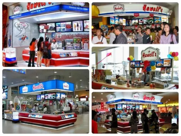 A compilation of Hawells outlets over the years. Photos via Facebook/Hawells