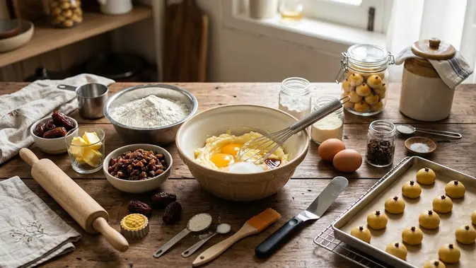 Resep Nastar Kurma Lembut yang Lumer dan Anti Retak/AI Generated
