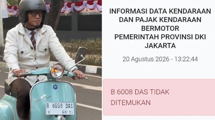WAMEN DAHNIL - akil Menteri Haji dan Umrah Dahnil Anzar Simanjuntak tengah ramai diperbincangkan warganet usai dituding memakai vespa bodong, Senin (24/8/2026).