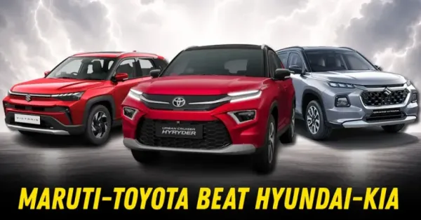 maruti victoris grand vitara toyota hyryder outsell kia seltos hyundai creta featured