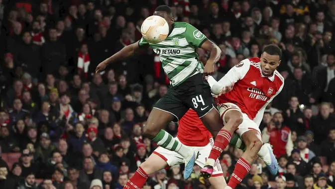 Dario Essugo kala masih membela Sporting CP. (AP Photo/Ian Walton)