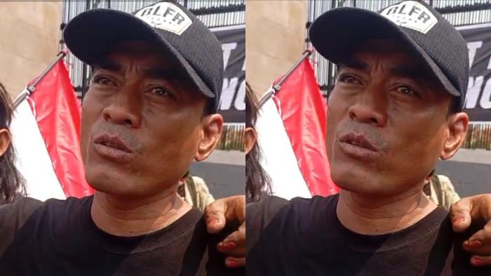 AKSI 27 AGUSTUS - Koordinator Aliansi Masyarakat Pati Bersatu (AMPB), Supriyono alias Botok, menegaskan pihaknya tidak datang ke Jakarta untuk membuat kerusuhan melainkan mengawal aspirasi agar Rancangan Undang-Undang (RUU) Perampasan Aset segera disahkan. Keterangan Supriyoni disampaikan di Depan Gedung DPR RI, Jakarta Pusat, Senin (24/8/2026).