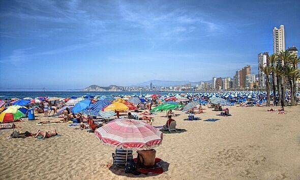 A view of Benidorm A view of Benidorm