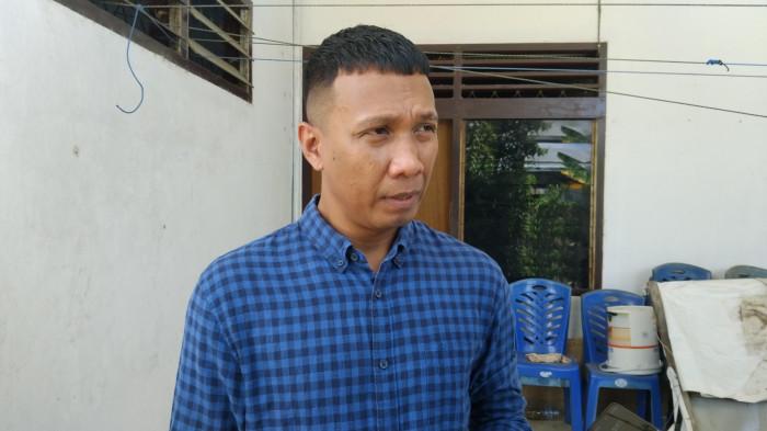 Kapolsek Kota Tengah Ipda Danny Anugrah Musa saat diwawancarai