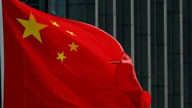 Ilustrasi Bendera China (AFP/STR)