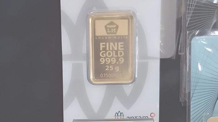 NAIK LAGI- Harga emas Antam 24 Agustus 2026 naik lagi dibanding hari sebelumnya. Kini naik Rp 10.000 per gram.