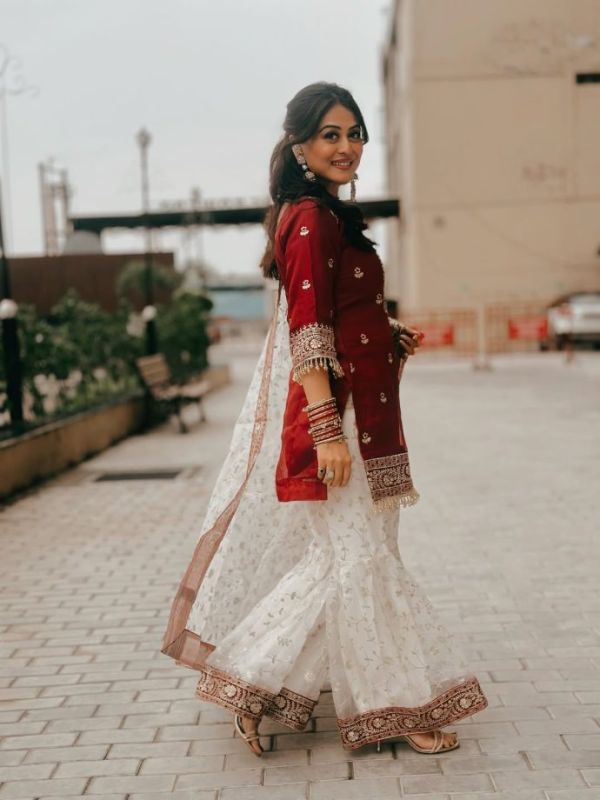 Eid 2026: Ethnic Suit Inspiration From Falaq Naaz, Jannat Zubair, Sumbul Touqeer and Gauahar Khan 1