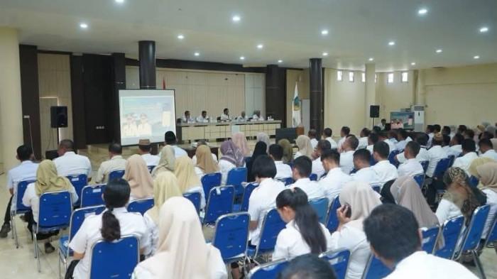 Pemkab Boltara menunjukan keseriusannya dalam penegakkan kedisiplinan ASN