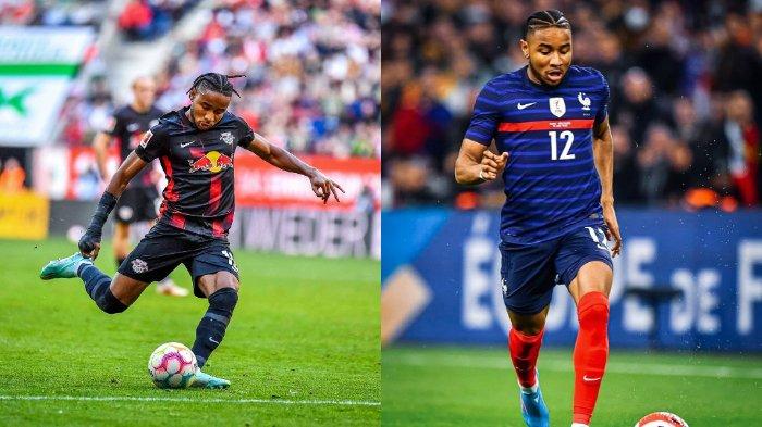 Kolase rising star timnas Prancis yang membela RB Leipzig, Christopher Nkunku.