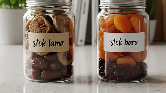 Cara Menyimpan Buah Kering agar Tetap Renyah. (AI Generated)