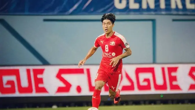 Penampilan apik Home United di fase grup Piala AFC 2018 tak terlepas dari peran Song Ui-young yang sejauh ini sudah mencetak lima gol. (Instagram/song_uiyoung)