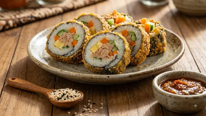Resep Kimbab Nasi Uduk Goreng (AI generated)