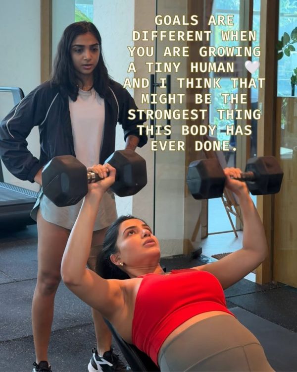 Mom-to-be Samantha Ruth Prabhu Shares Her Pregnancy Workout Glimpse With Strong Disclaimer For Fans 1