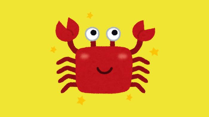 ILUSTRASI ZODIAK CANCER - Lambang zodiak Cancer yang dibuat di Canva pada Jumat (23/8/2025).