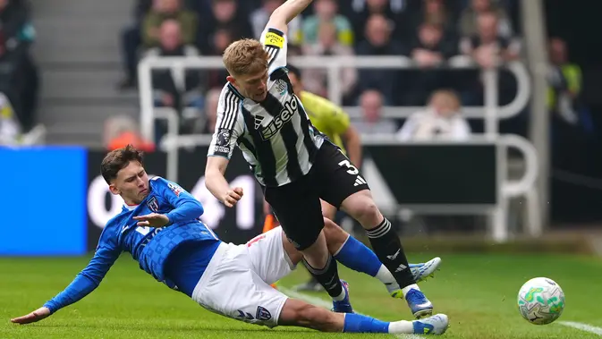Duel panas Newcastle vs Sunderland di Liga Inggris 2025/2026, Minggu (22/3/2026) malam WIB. (Owen Humphreys/PA via AP)
