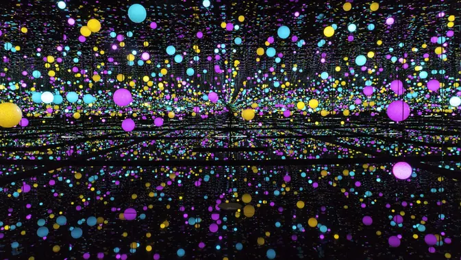 Datang dan ramaikan pameran di Museum MACAN dengan melihat kembali karya fenomenal dari Yayoi Kusama. (Foto dok: Museum MACAN).