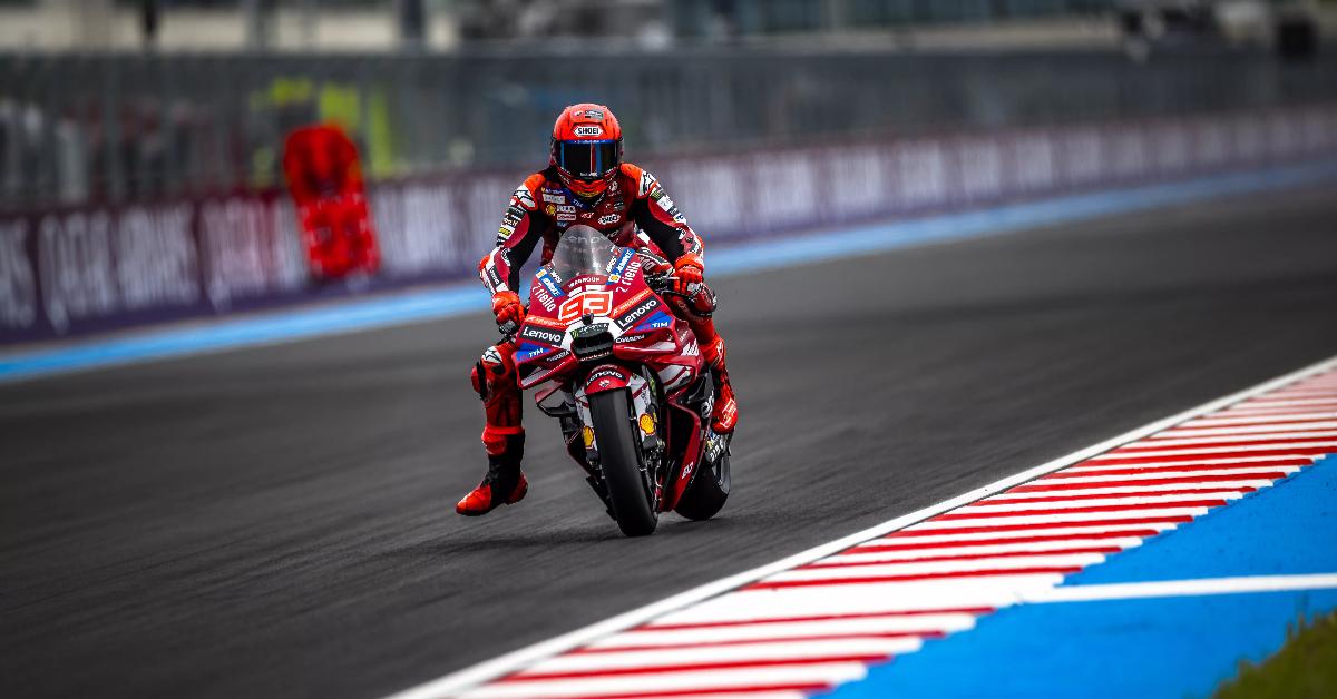 MARC MARQUEZ - Pembalap Ducati Lenovo, Marc Marquez, ketika mengarungi sesi Practice MotoGP Hungaria 2026 di Sirkuit Balaton Park pada 5 Juni 2026. (Foto: Ducati)