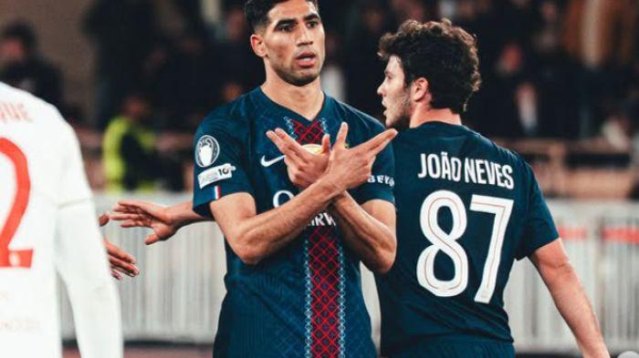 PEMAIN PSG ACHRAF HAKIMI DAN JOAO NEVES -