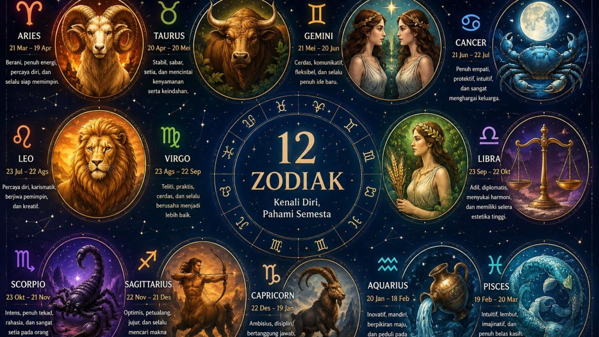 Simak ramalan zodiak 29Agustus 2026:Libra, Scorpio, Sagittarius, Capricorn, Aquarius, Pisces