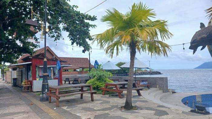 CUACA CERAH - Ilustrasi cuaca cerah di Kota Manado, Sulawesi Utara. BMKG mengeluarkan peringatan dini angin kencang yang berlaku selama tiga hari.