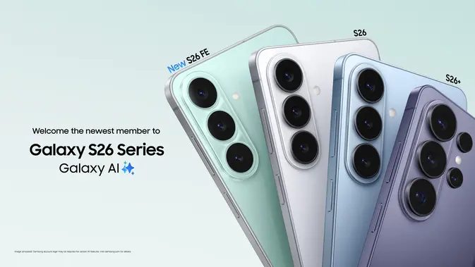 Produk baru Galaxy S26 Series. Credit : Samsung Newsroom Indonesia