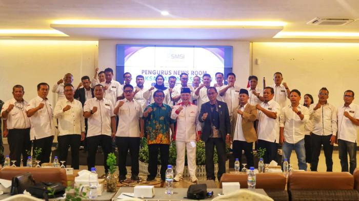 Foto bersama Pokja News Room Jaga Desa Provinsi Kepri
