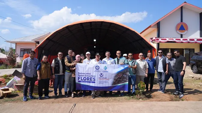BPJS Ketenagakerjaan menyalurkan bantuan untuk korban Gempa Nusa Tenggara Timur. (Sumber: BPJS Ketenagakerjaan)