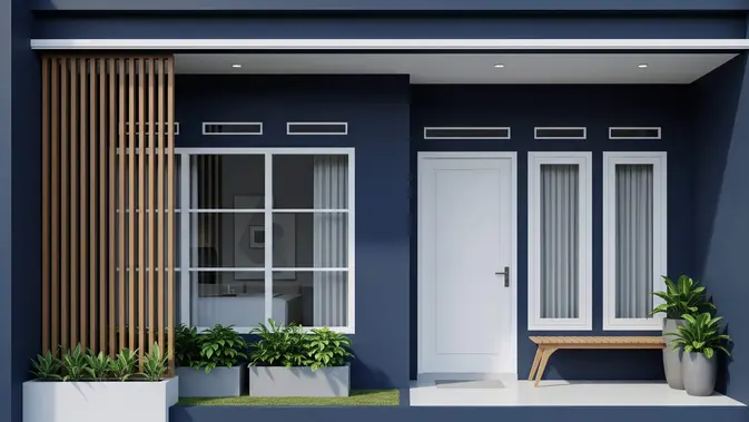 Biru Navy. Foto: Gemini